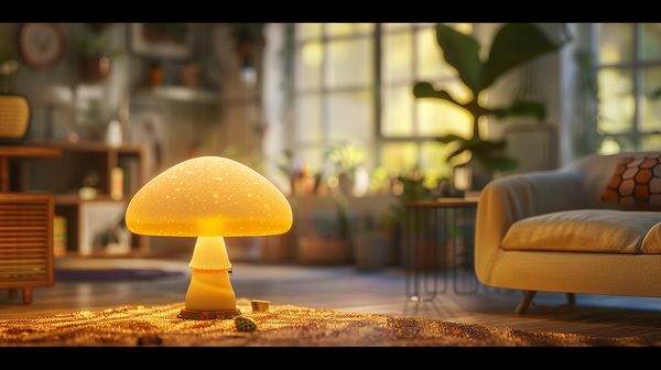 Les secrets d'une lampe champignon pour une déco originale